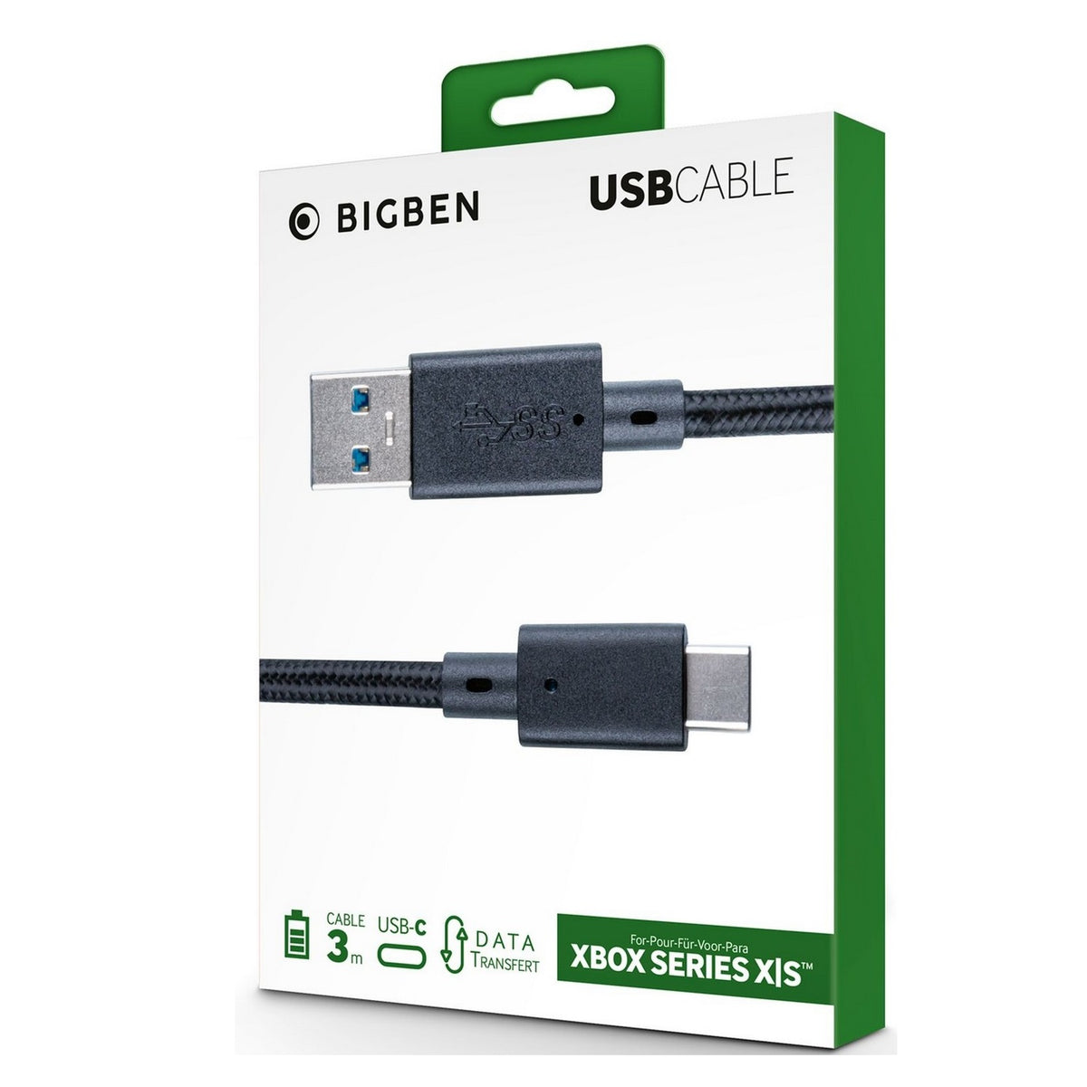 3 méteres USB kábel XBOX Series X NACON (XBX)