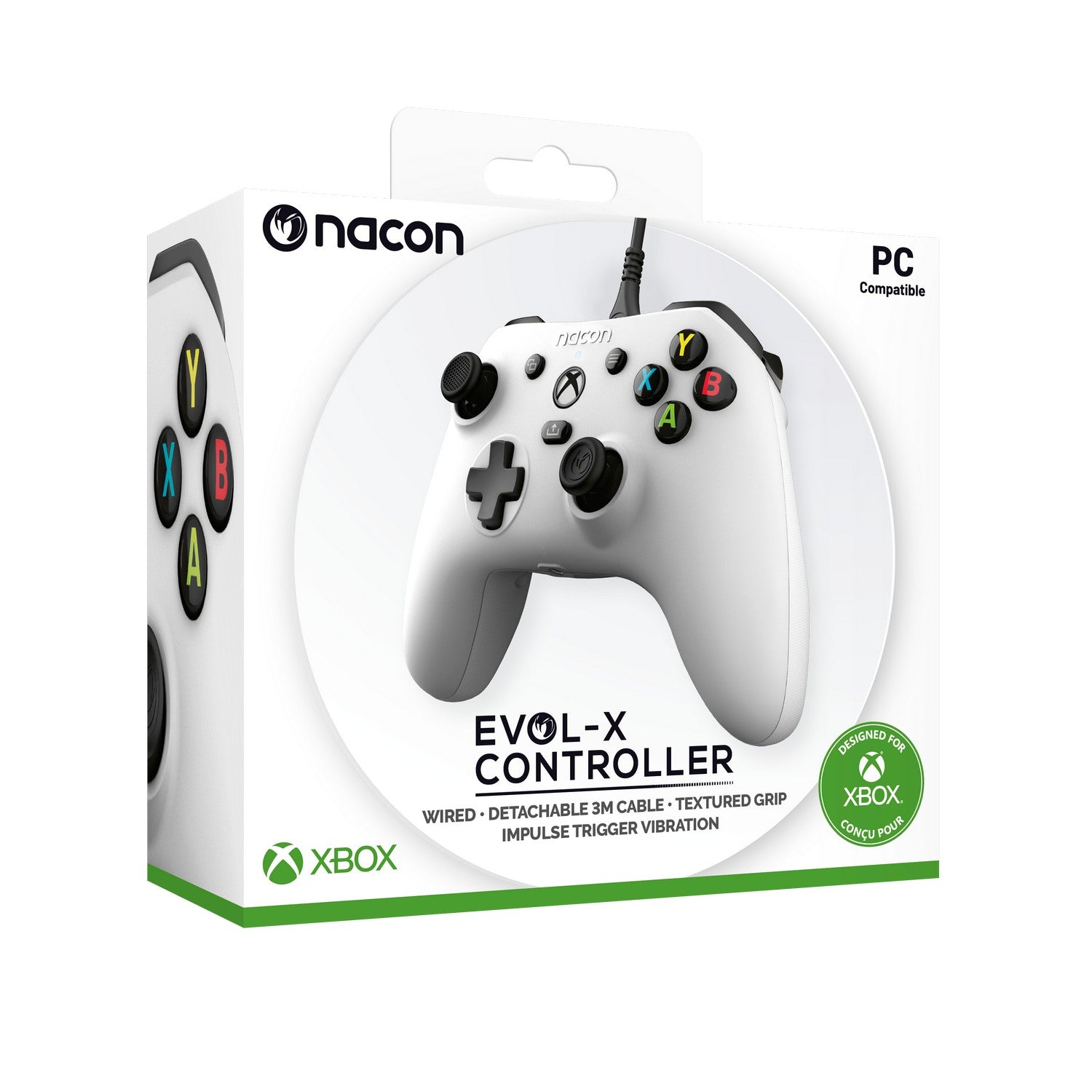 Nacon Evol-X vezetékes Xbox kontroller fehér (XBO/XBX)-2