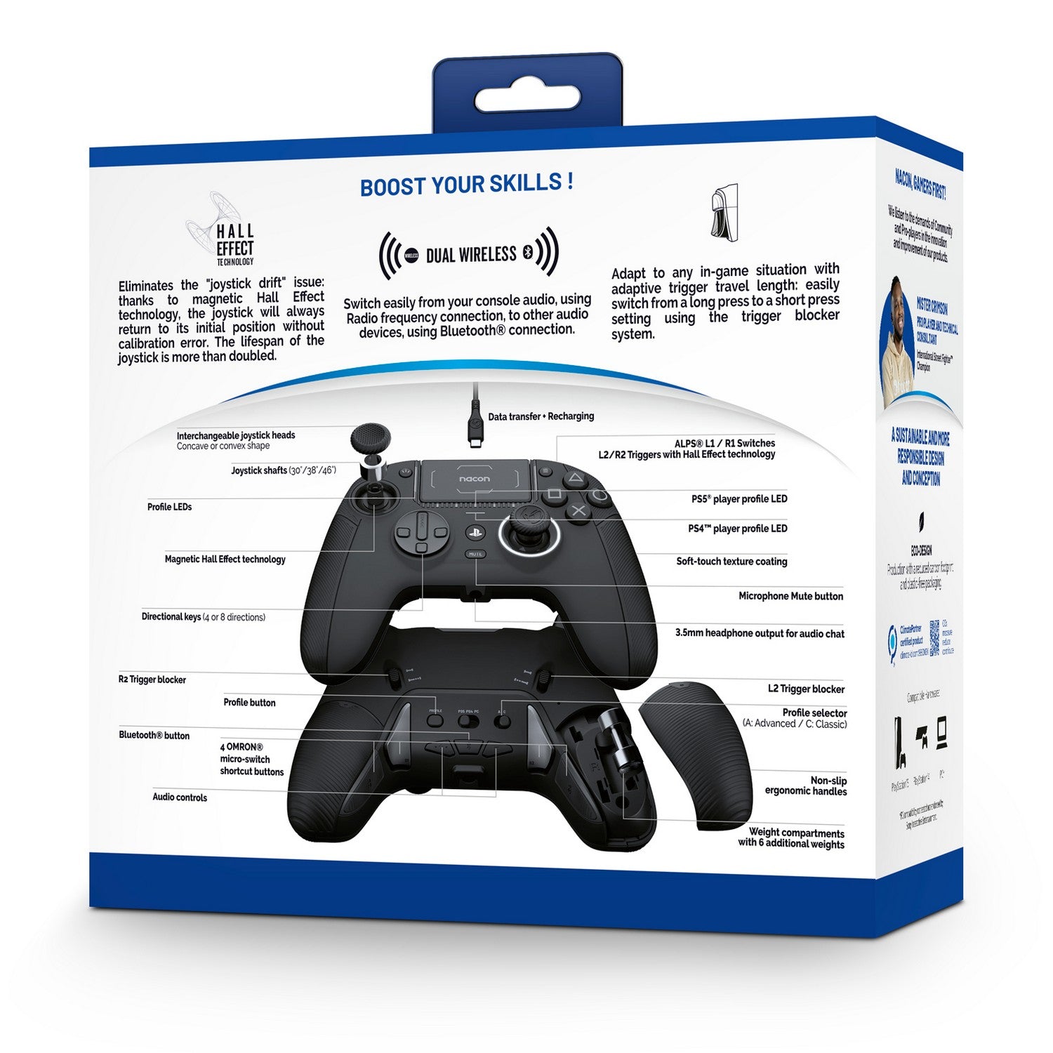 Nacon Revolution 5 Pro controller fekete (PS5)-6