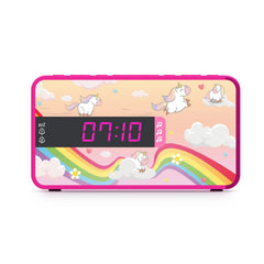 Bigben Kids Unicorn Dual Ébresztőóra cserélhető előlappal  (Platform nélküli)-3