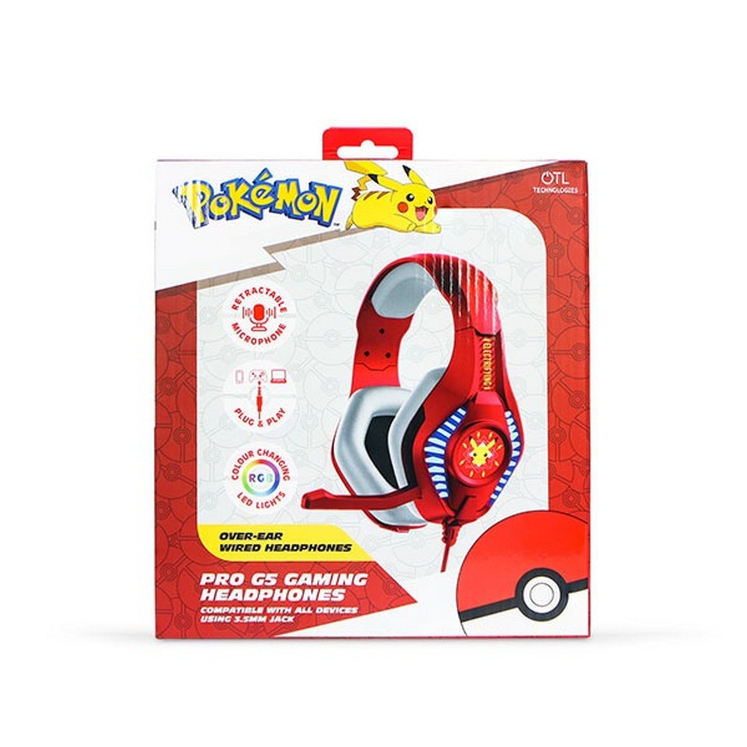 OTL PRO G5 Pokémon Electrifying Gaming Fejhallgató (MULTI)-4