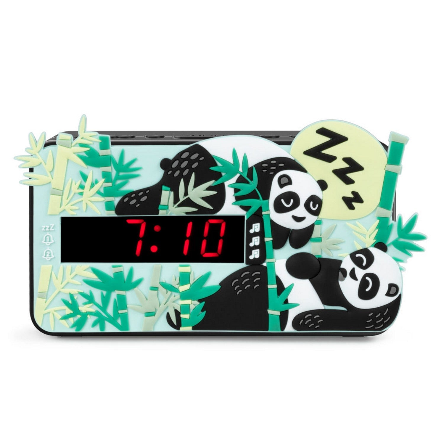 Bigben Kids Panda Ébresztőóra cserélhető előlappal  (Platform nélküli)